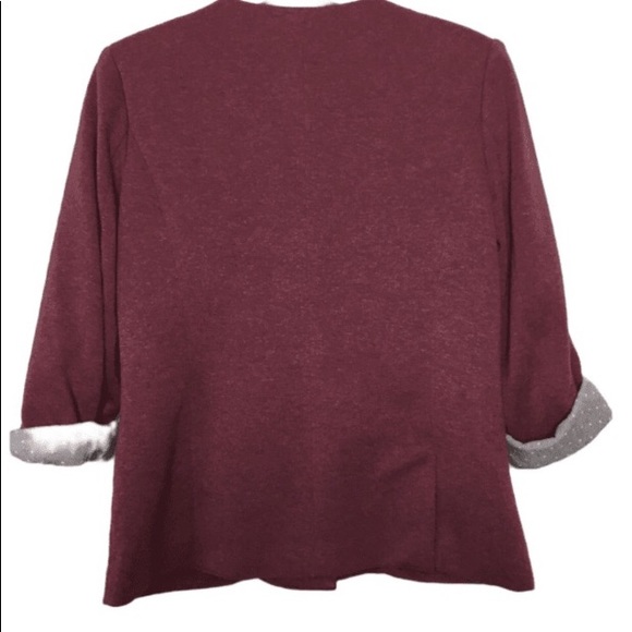 Cartonnier Anthro Mauve Casual Blazer Jacket S - Picture 4 of 7